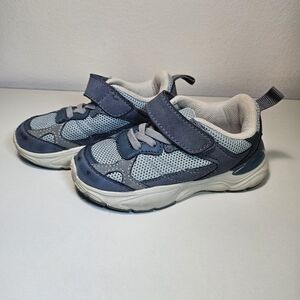 Kids Gray and Black Shoes